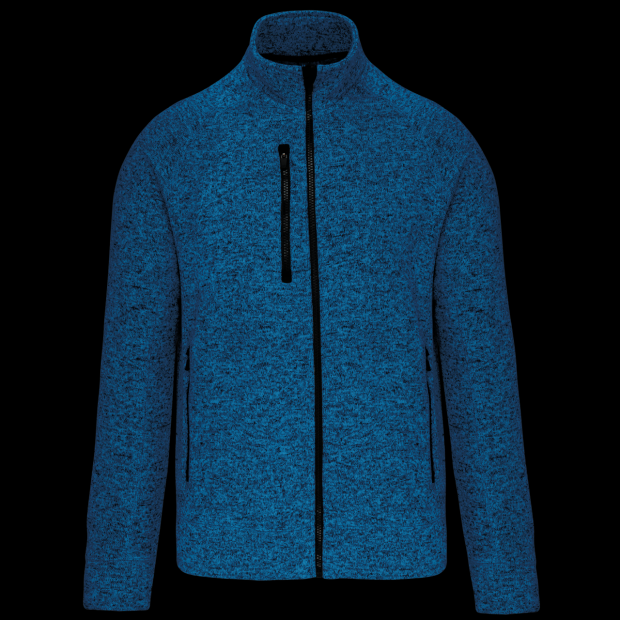 MEN'S FULL ZIP HEATHER JACKET