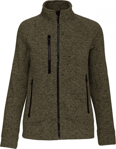 LADIES' FULL ZIP HEATHER JACKET LADIES' FULL ZIP HEATHER JACKET