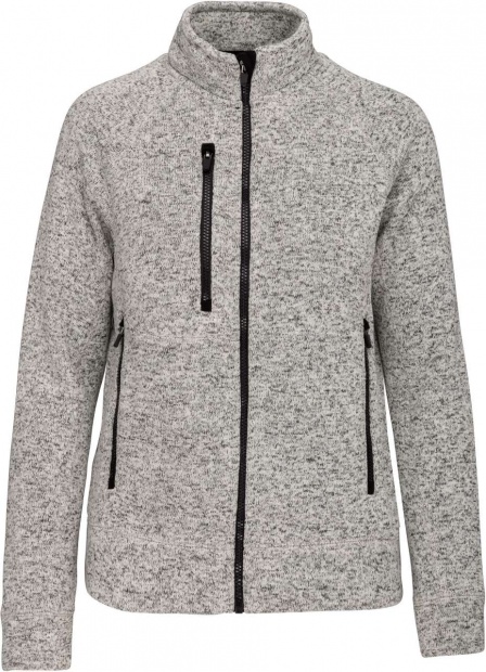 LADIES' FULL ZIP HEATHER JACKET LADIES' FULL ZIP HEATHER JACKET