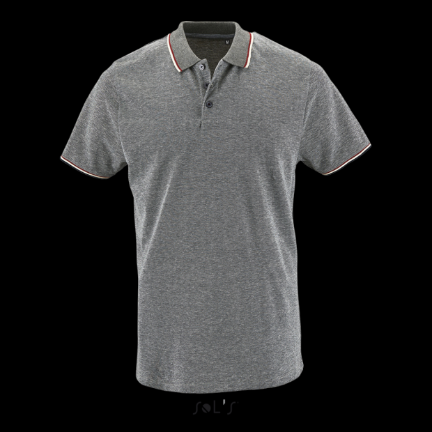 SOL'S PANAME MEN - HEATHER POLO SHIRT