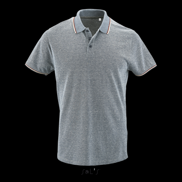 SOL'S PANAME MEN - HEATHER POLO SHIRT
