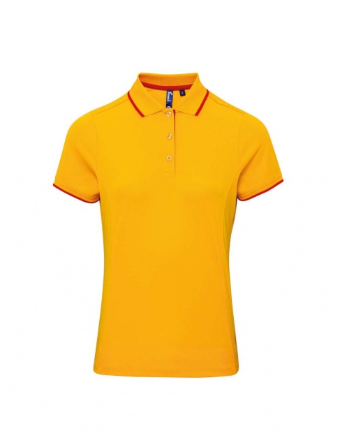 LADIES’ CONTRAST COOLCHECKER POLO LADIES’ CONTRAST COOLCHECKER POLO
