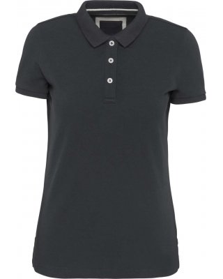 LADIES' VINTAGE SHORT SLEEVE POLO SHIRT