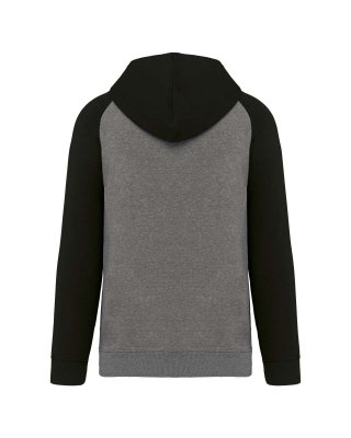 ADULT TWO-TONE HOODED SWEATSHIRT