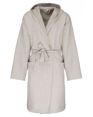 ORGANIC HOODED BATHROBE