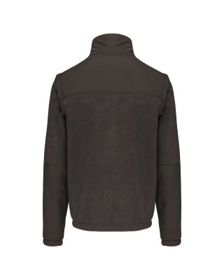 FLEECE JACKET WITH REMOVABLE SLEEVES