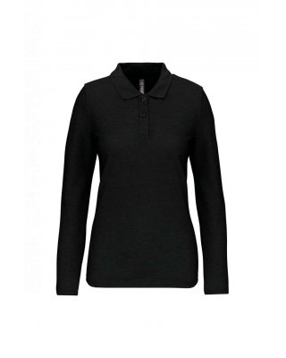 LADIES' LONG-SLEEVED POLO SHIRT