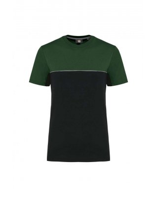 UNISEX ECO-FRIENDLY SHORT SLEEVE TWO-TONE T-SHIRT