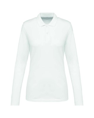 LADIES' LONG-SLEEVED SUPIMA® POLO SHIRT
