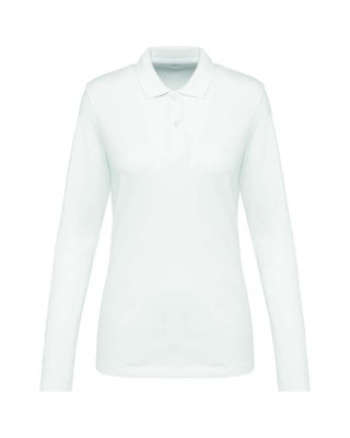 LADIES' LONG-SLEEVED SUPIMA® POLO SHIRT