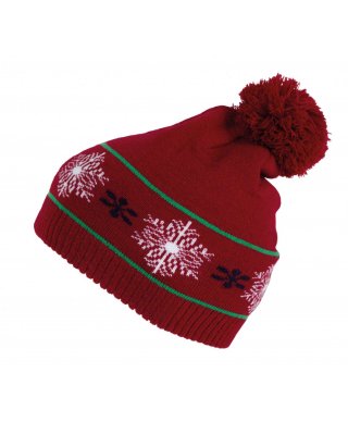 BEANIE WITH CHRISTMAS PATTERNS