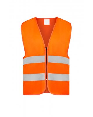 SAFETY VEST WITH ZIPPER 