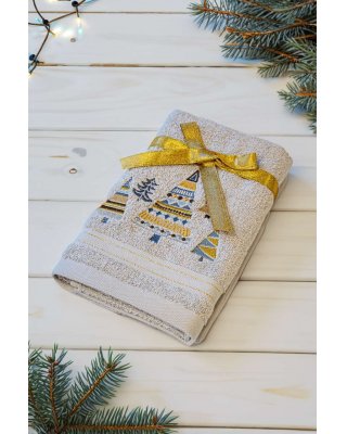 OLIMA CHRISTMAS TOWEL - CHRISTMAS TREES