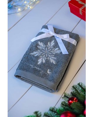 OLIMA CHRISTMAS TOWEL - SNOWFLAKE