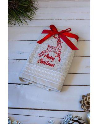 OLIMA CHRISTMAS TOWEL - RAINDEER