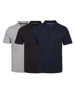 ESSENTIALS 3 PACK POLO SHIRT