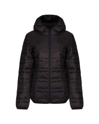 WOMENS HOODED PACKAWAY FIREDOWN JACKET