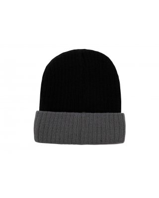 TWO-TONE KNITTED HAT - METZ