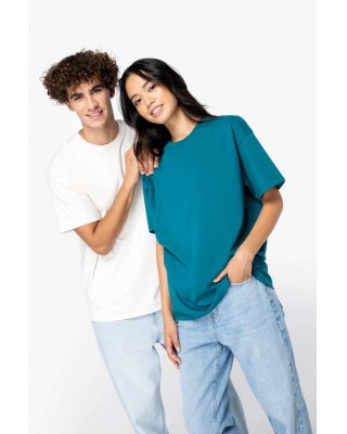 UNISEX SHOULDER LOOSE T-SHIRT