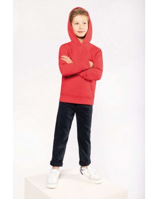 KIDS' ECO-FRIENDLY HOODED SWEATSHIRT