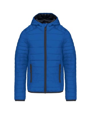KIDS' LIGHTWEIGHT HOODED PADDED JACKET