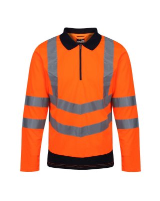PRO HI-VIS LS POLO SHIRT