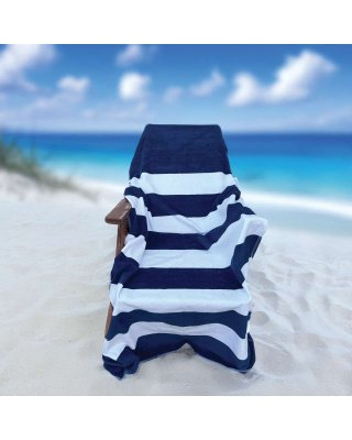 OLIMA „CLASSIC MARINE” BEACH VELOUR TOWEL