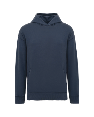 UNISEX WASHED EFFECT OVERSIZE HOODED SWEATSHIRT
