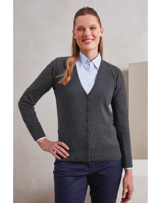 WOMEN'S BUTTON-THROUGH KNITTED CARDIGAN