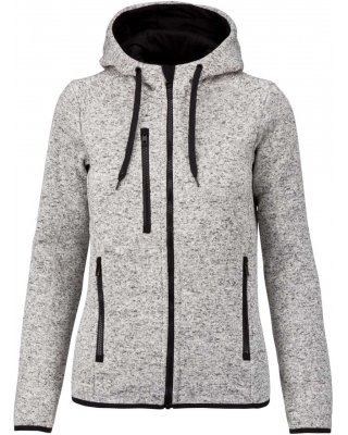 LADIES’ HEATHER HOODED JACKET