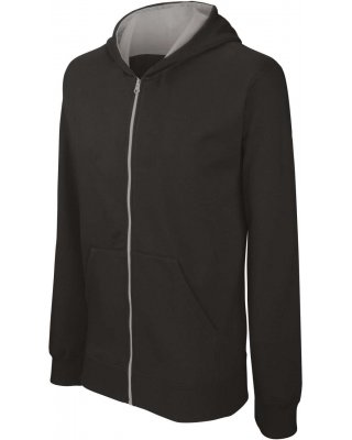 KIDS' FULL ZIP HOODED SWEATSHIRT