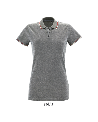 SOL'S PANAME WOMEN - HEATHER POLO SHIRT