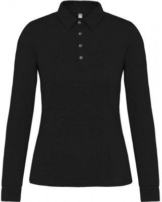 LADIES' LONG SLEEVE JERSEY POLO SHIRT